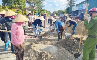 Phong trào thứ 7 xây dựng NTM, Khu dân cư kiểu mẫu của nhân dân thôn Báo Ân, xã Thạch Mỹ